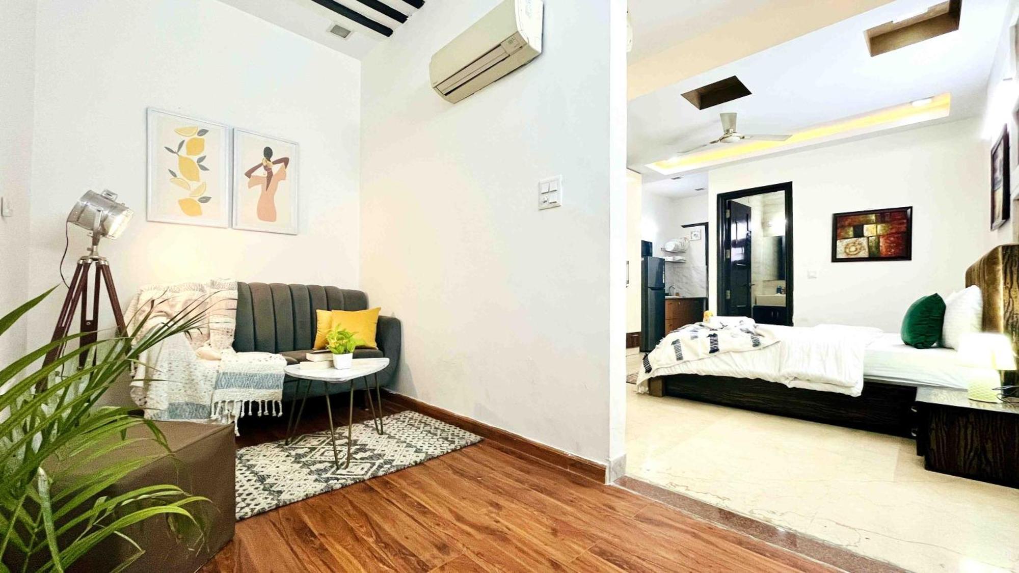 Olive Service Apartments - Greater Kailash Ню Делхи Стая снимка