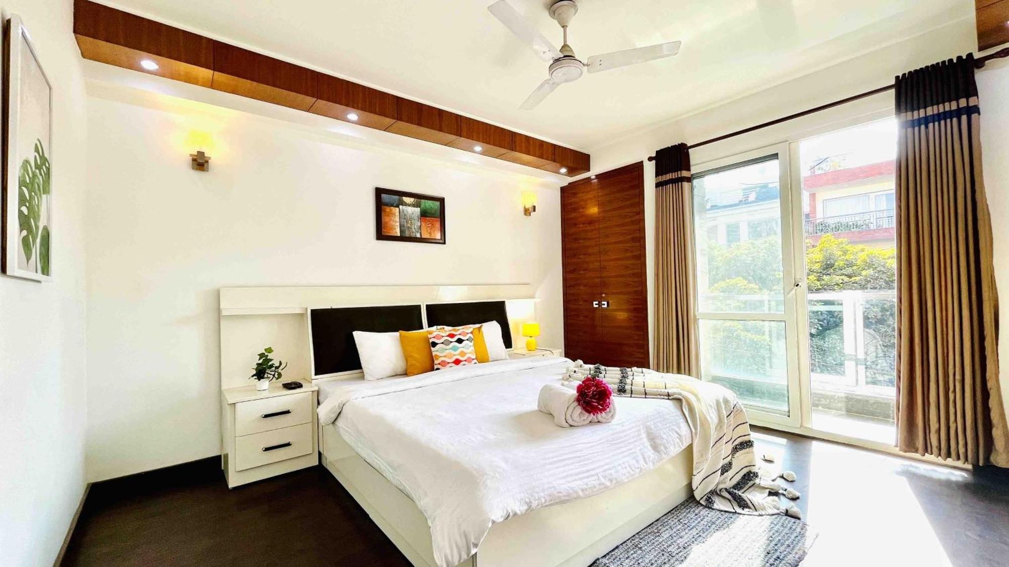 Olive Service Apartments - Greater Kailash Ню Делхи Стая снимка
