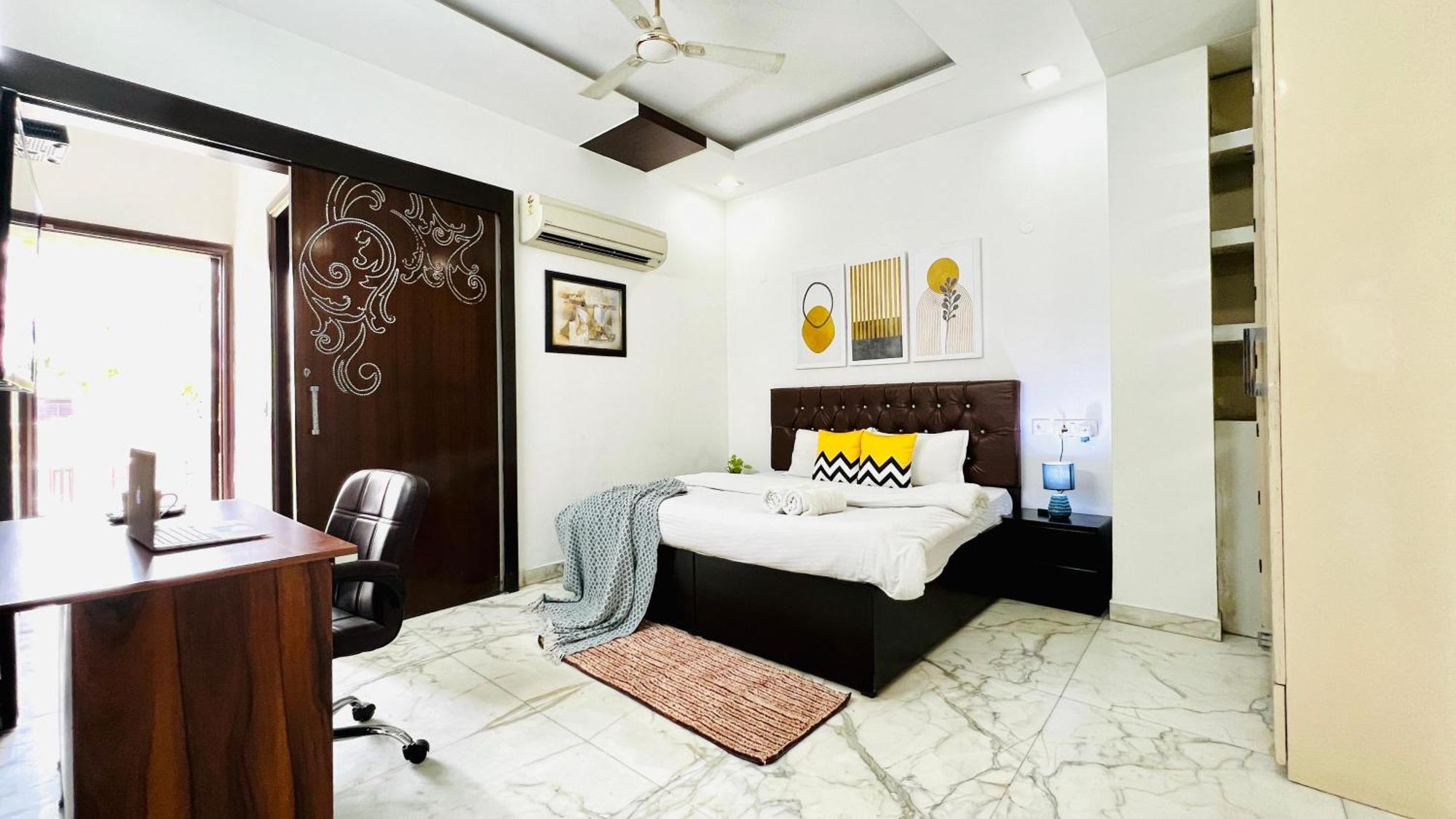 Olive Service Apartments - Greater Kailash Ню Делхи Стая снимка