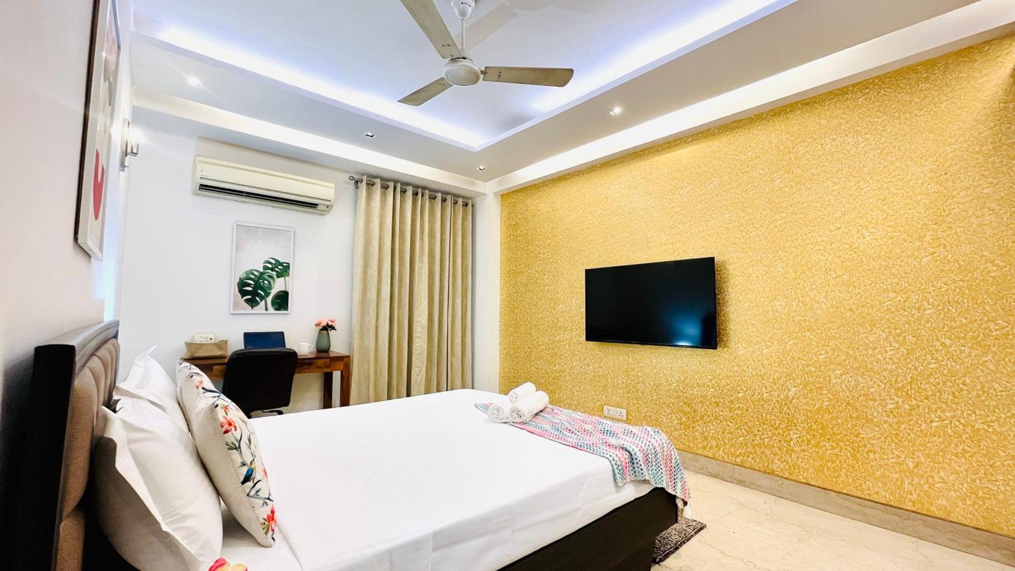 Olive Service Apartments - Greater Kailash Ню Делхи Стая снимка